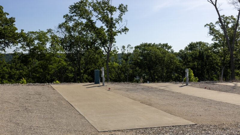 Partial Lakeview Back-In RV Site