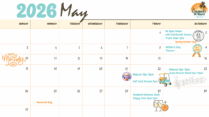 May Activity Schedule