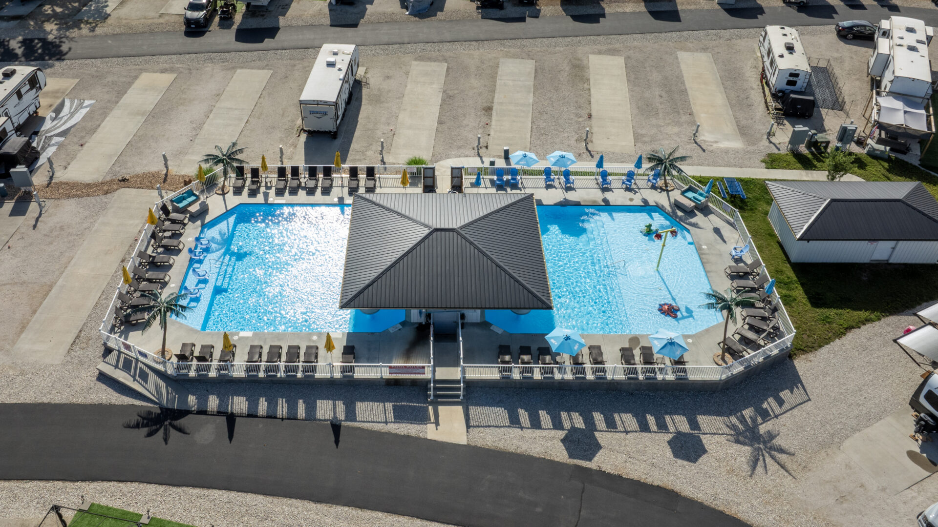 Drone-06 Resort Pool